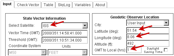 Bild vom Eingabeteil des SkyWatch-Rechners von der NASA