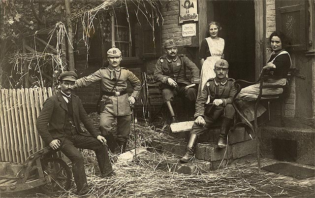 Manöver 1913 in Meiningsen