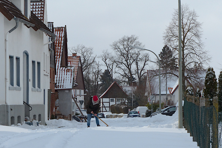 Schnee in der Twiete