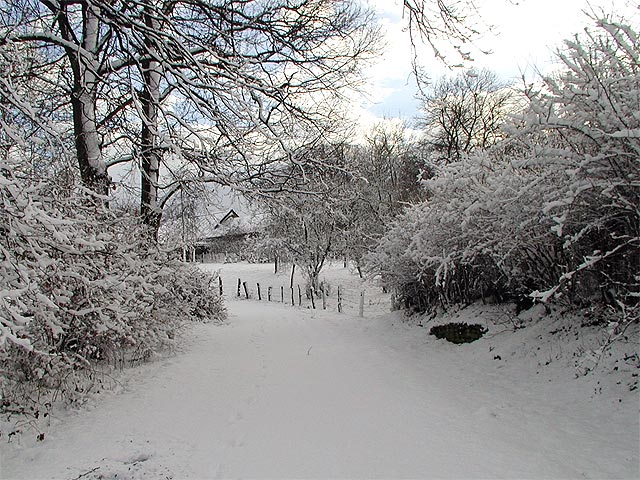 Idylle am Dorfrand - der Deiweg