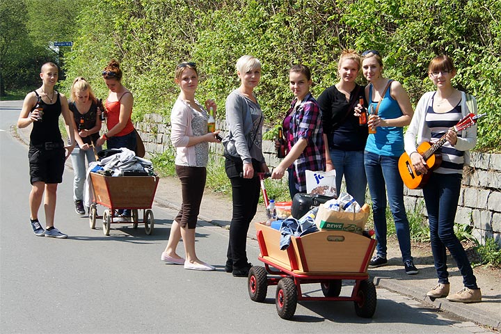 Doppelgespann am 1. Mai - Antje, benimm dich!