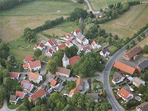 Ortskern Meiningsen - Richtung Soest