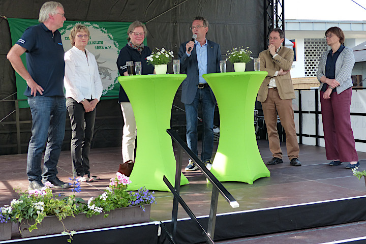 Podiumsdiskussion mit Bürgermeister Dr. Ruthemeyer