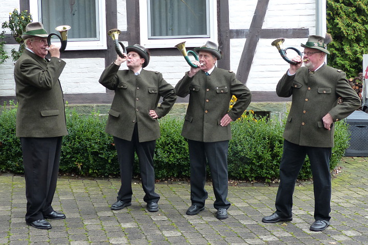 Gemeindefest Meiningsen 2014 - Jagdhornbläser