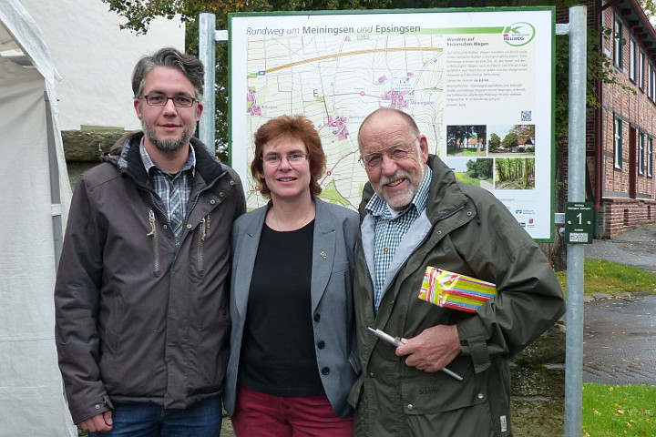 Gemeindefest Meiningsen 2014 - Eröffnung des Kulturlandschaftsweges