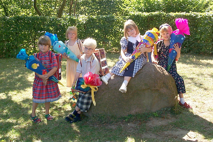 das Gruppenfoto der Meiningser Kinder