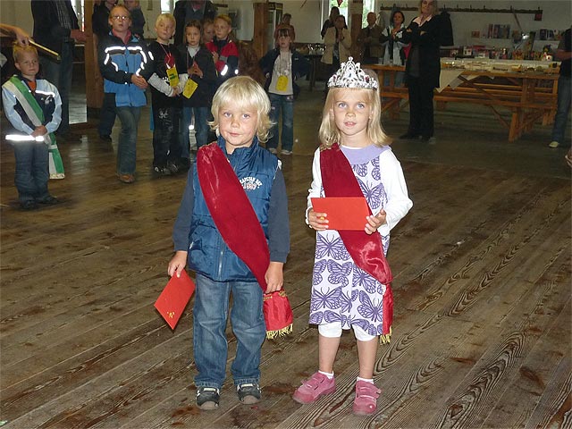 Kinderschützenkönigspaar 2009 in Meiningsen