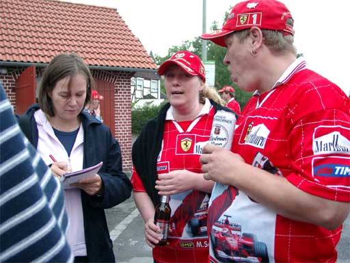 Berni und Christiane stehen Rede und Antwort