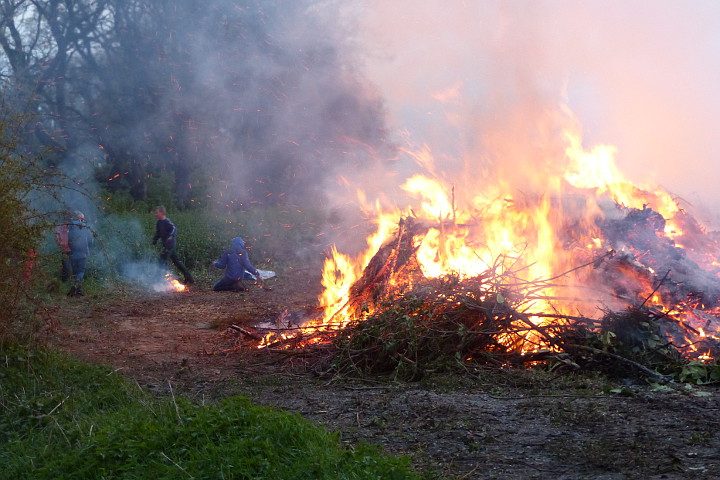 Osterfeuer Meiningsen 2017