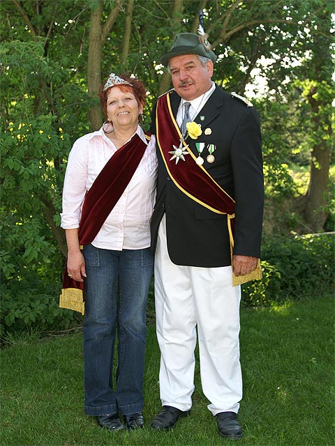 Schützenkönigspaar Meiningsen 2008/2009 Heike und Gerd Hennig