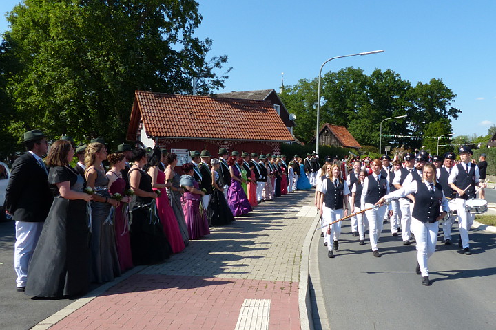 Parade in Meiningsen