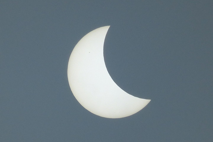 Sonnenfinsternis am nördlichen Rand von Meiningsen