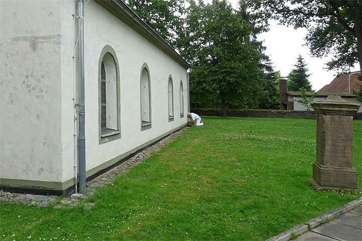 Der Turm von St. Matthias wird erneuert