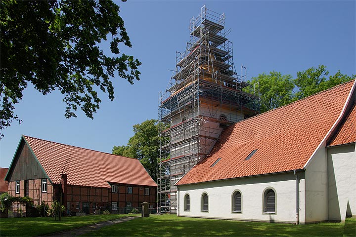 Der Turm von St. Matthias wird erneuert