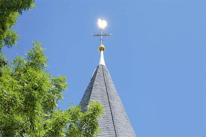 Der Turm von St. Matthias wird erneuert