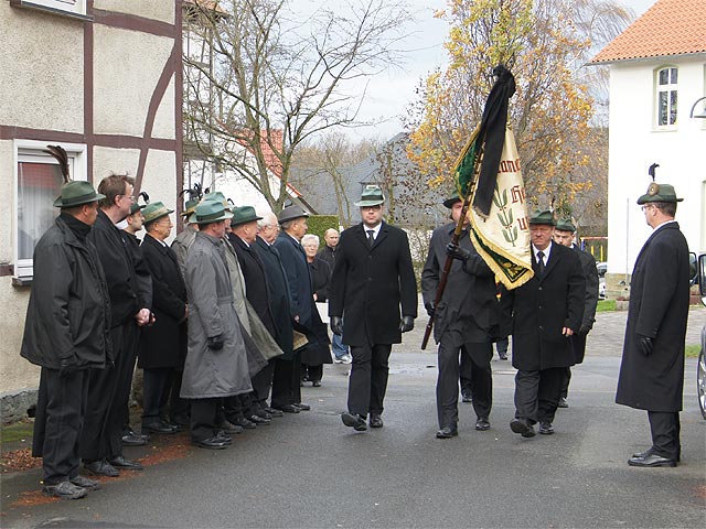 Vereinsfahne des Schützenvereins Meiningsen-Epsingsen