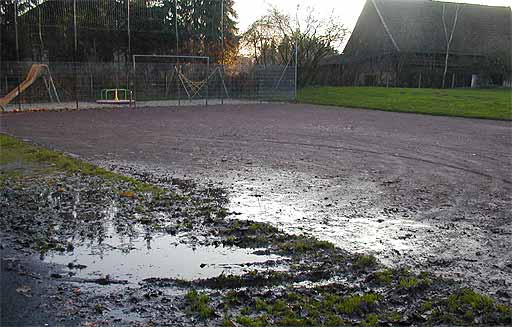 der neue und alte Dorfteich in Meiningsen