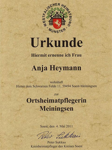 Urkunde