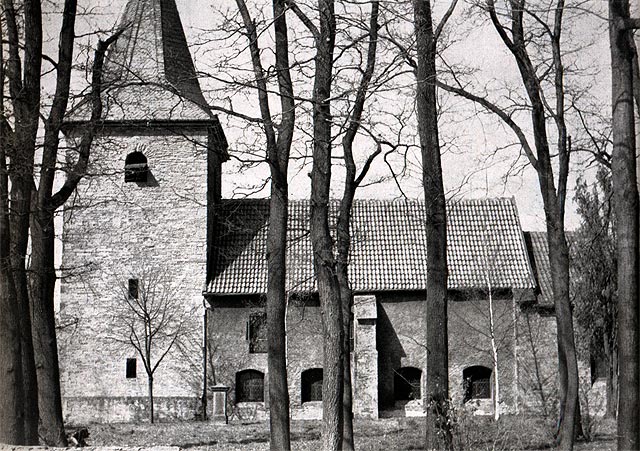 Das schönste Bild der Kirche vor Wiederaufbau des südlichen Seitenschiffs