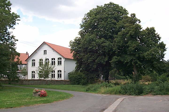 die Ansicht vom Hof Blumendeller