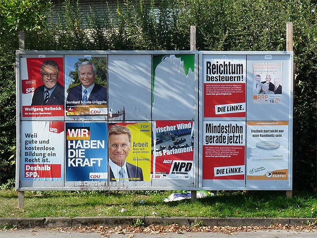 die Meiningser Plakatwand