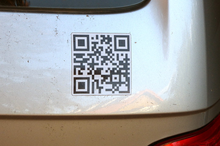 QR-Code-Aufkleber