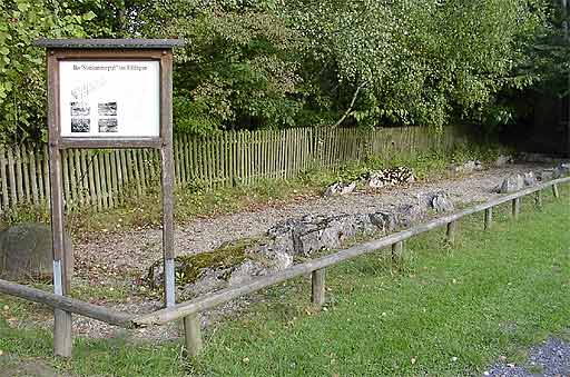 Steinkistengrab in Hiddingsen am 20.09.2001