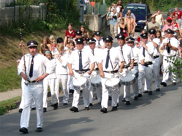 der Spielmannszug auf Kinderschützenfest 2005